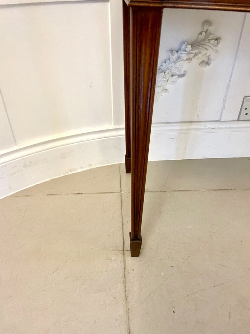 Antique Quality Figured Mahogany Bow Fronted Sideboard - Image 16